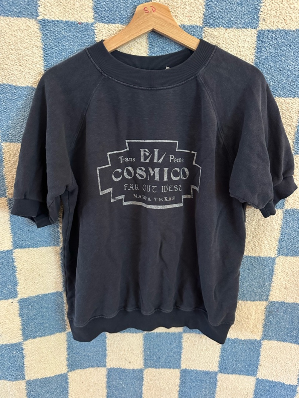 Cosmico 'Far Out West' Graphic Short Sleeve Sweatshirt - by Jung Maven